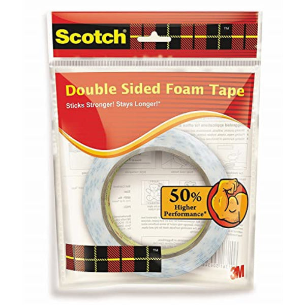 Detec™ 3M Scotch Ds Tape 1'' (Double Sided Tape)(Pack of 10)