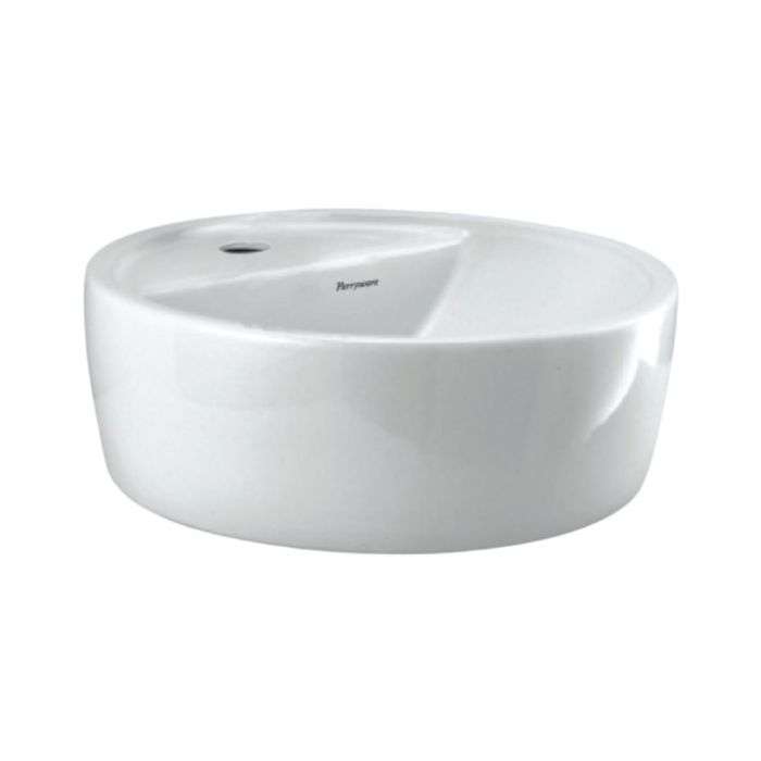 Parryware Table Top Circle Shaped White Basin Area Flair C0477