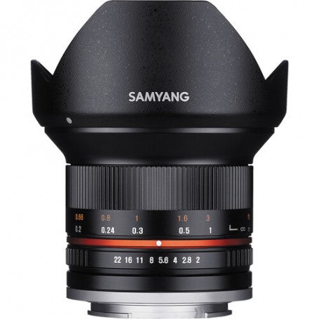 Samyang 12mm F 2.0 Ncs Cs Lens for Fujifilm X Mount Black Sy12m Fx Bk