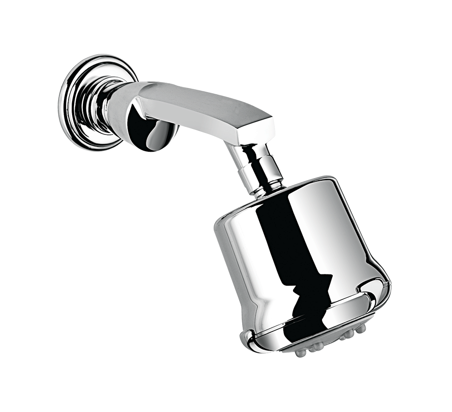 Hindware Showers 5-Flow Overhead Shower with Anti-line System Ball-Joint with Opener (Chrome) F160034