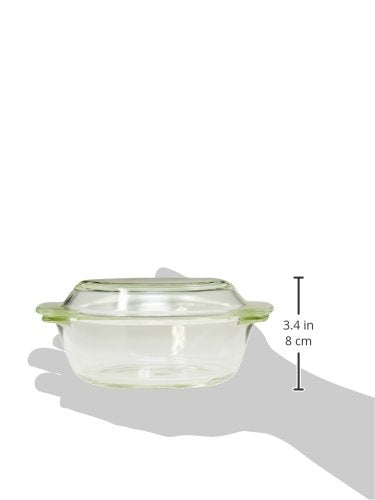 Borosil ICS22CA0110 Round Casserole With Lid 1 l Pack of 6