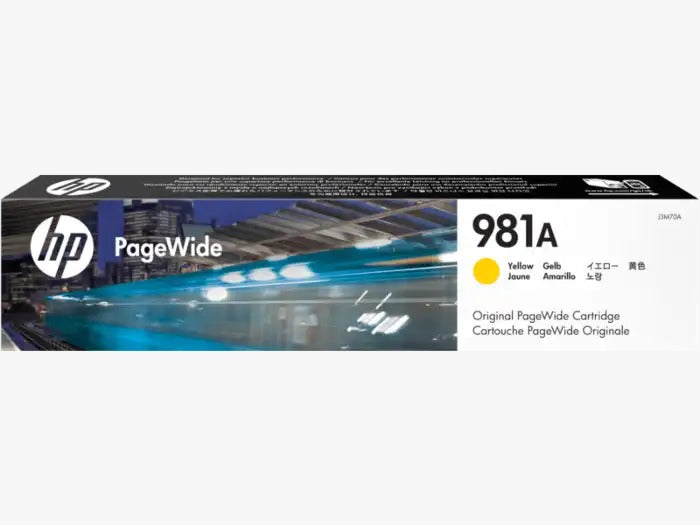 HP 981A Yellow Original PageWide Cartridges