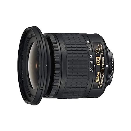 Used Nikon AF-P DX Nikkor 10-20mm f/4.5-5.6G VR F/4.5-29 Fixed Zoom Camera Lens