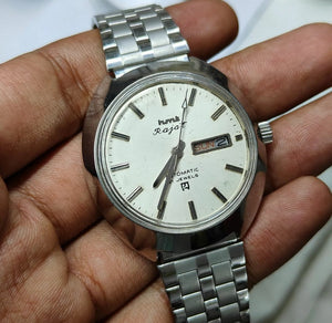 Vintage HMT Rajat Automatic 21 Jewels Code 0.M12 Watch