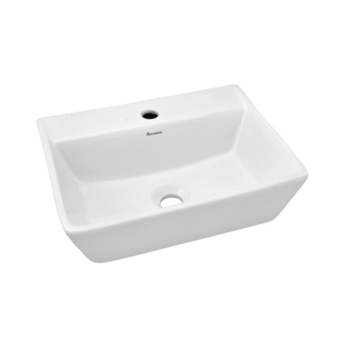 Parryware Table Top Rectangle Shaped White Basin Area Clara C8845