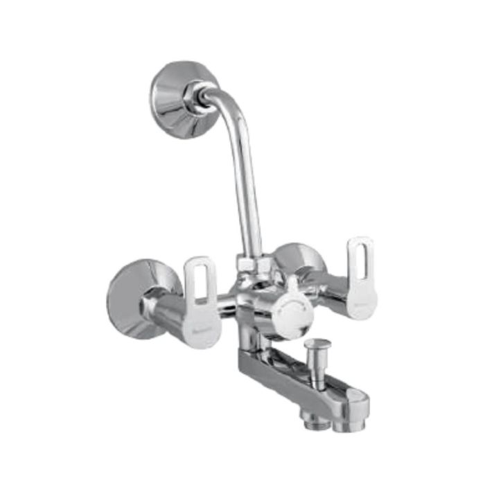Parryware 3 Way Wall Mixer Pluto T0717A1 Chrome Finish