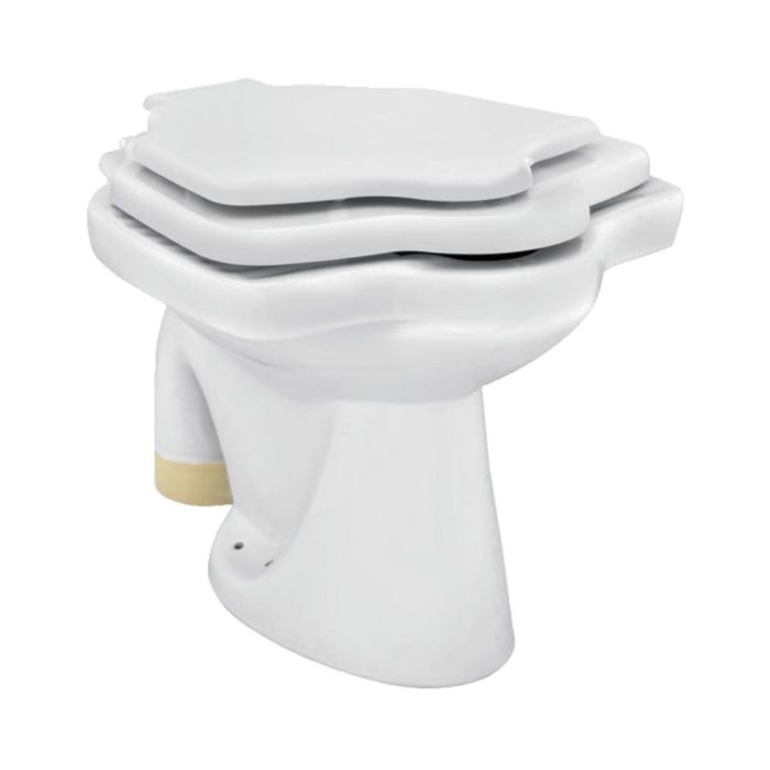 Parryware Floor Mounted White 2 Piece WC Universal C0271