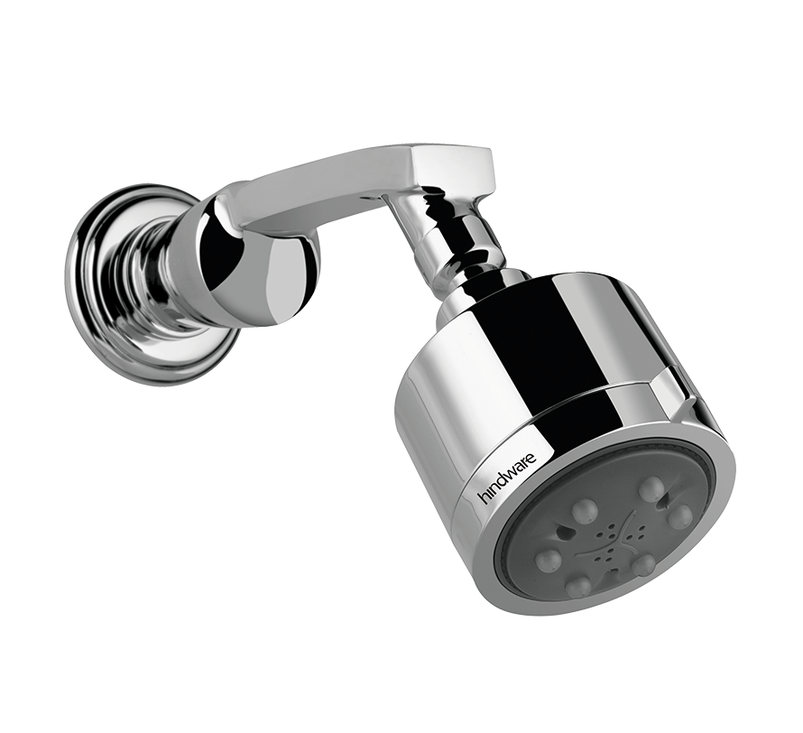 हिंदवेयर शावर 5 फ्लो ओवरहेड 76 मिमी शावर (F160032)