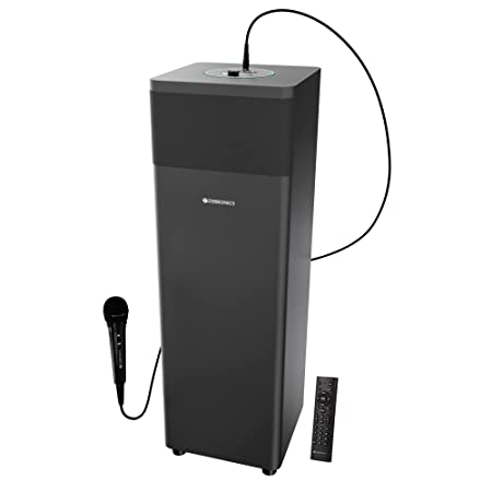 Zebronics Zeb Bt800ruf Tower Speaker With Wired Mic for Karaoke
