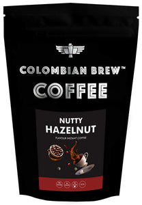 कोलम्बियाई ब्रू शुद्ध नट्टी हेज़लनट इंस्टेंट कॉफ़ी (100 ग्राम)