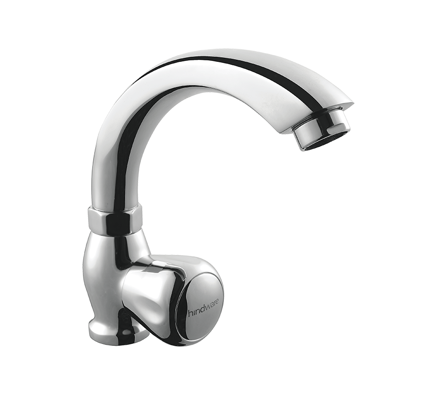 Hindware Contessa Plus Sink Cock With Casted Swinging Spout (Table Mounted) F330034