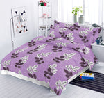 Load image into Gallery viewer, Sleeping Owls Allure 100% Soft Cotton 144 Tc Double Bedsheet with 2Pc Pillow Cover-228Cm X 254 cm
