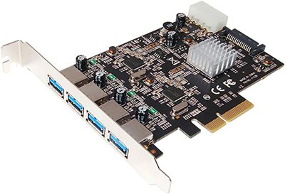 Vantec 4 Port Dedicated 10Gbps USB 3.1 Gen 2 PCIe Host Card