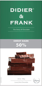 डिडिएर और फ्रैंक 50% डार्क चॉकलेट, 100 ग्राम