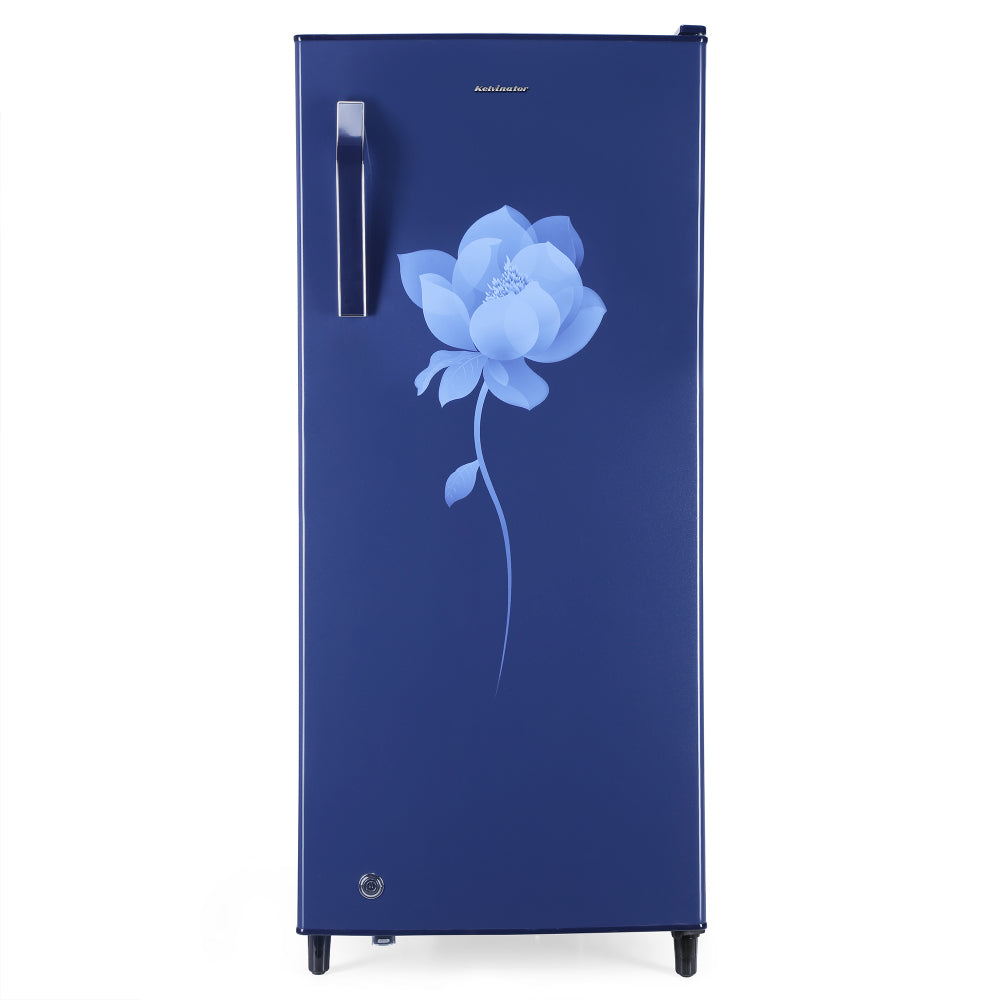 Kelvinator 190 litres 2 Star Single Door Refrigerator Dark Blue KRD-A210DBP