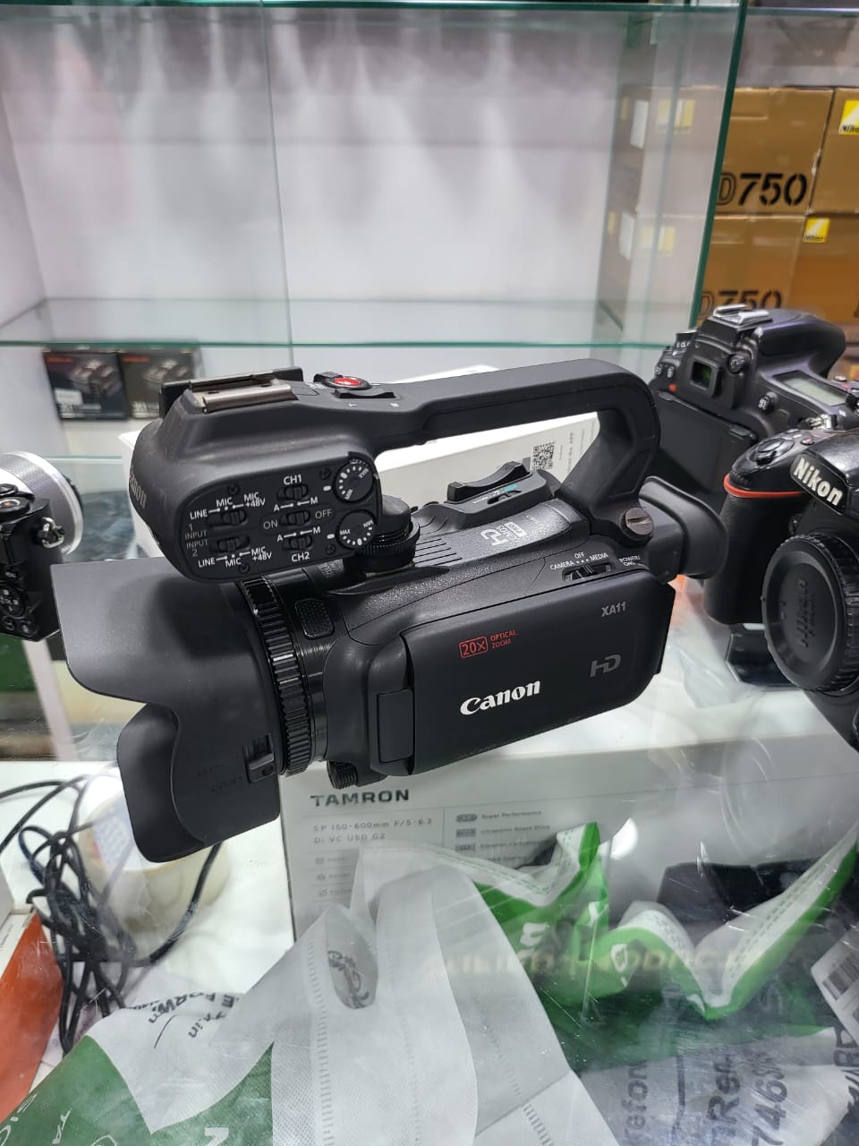Used Canon Xa11 Professional Camcorder Optical Black