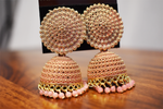 Load image into Gallery viewer, Detec Homzë Round Earrings - Pink
