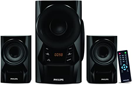 Open Box Unused Philips Audio IN MMS6080B94 2.1 Channel 60W Speakers