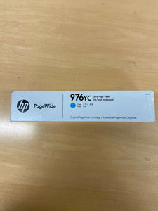 HP 976YC Cyan Contract PageWide Cartridge