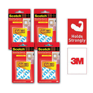 Detec™ 3M Scotch Mounting Squares Sticks(Pack of 10)