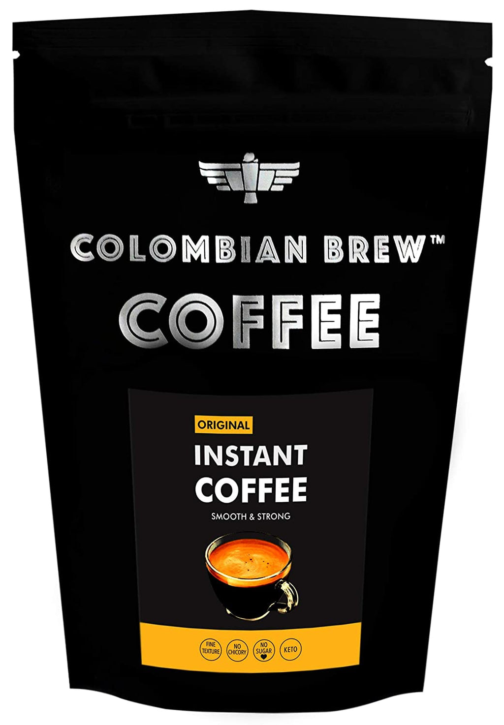 कोलम्बियाई ब्रू प्योर इंस्टेंट कॉफ़ी (200 ग्राम)