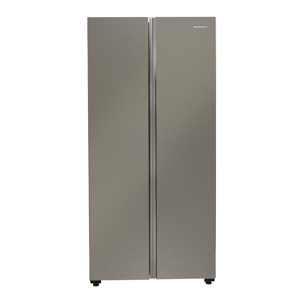 Kelvinator 500L Frost Free Side by Side Refrigerator KRS-B520SSV Shiny Silver