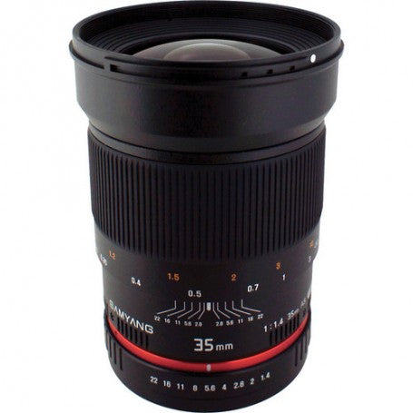 Samyang 35mm F 1.4 As Umc Lens for Nikon F Ae Chip Sy35mae N