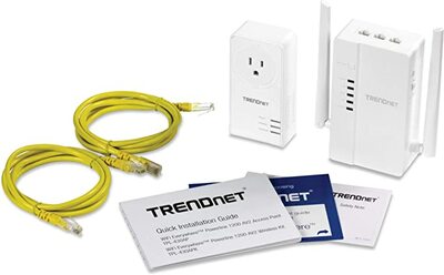Trendnet Wifi Everywhere Powerline 1200 Av2 Dual Gigabit Ports