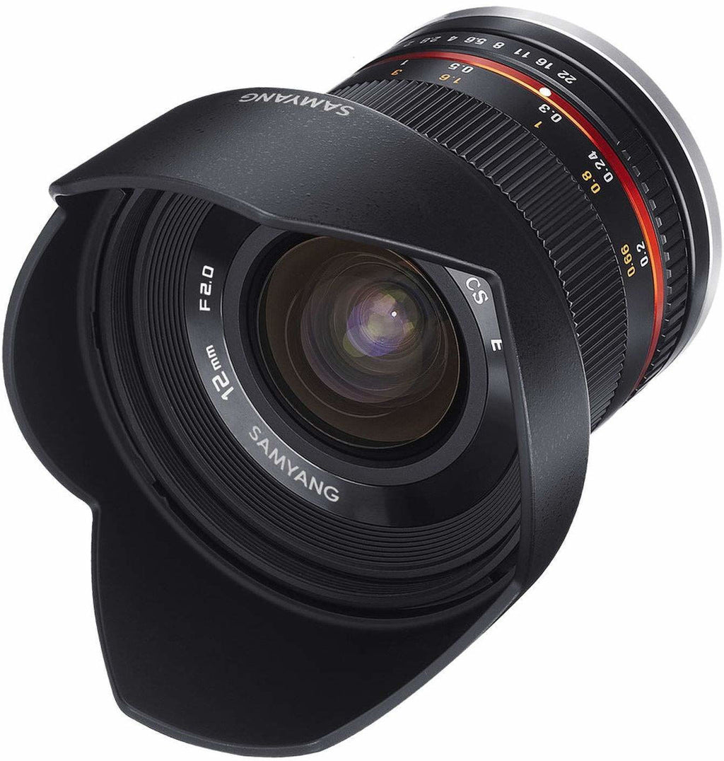Samyang Brand Photography Mf Lens 12mm F2.0 Canon M Black