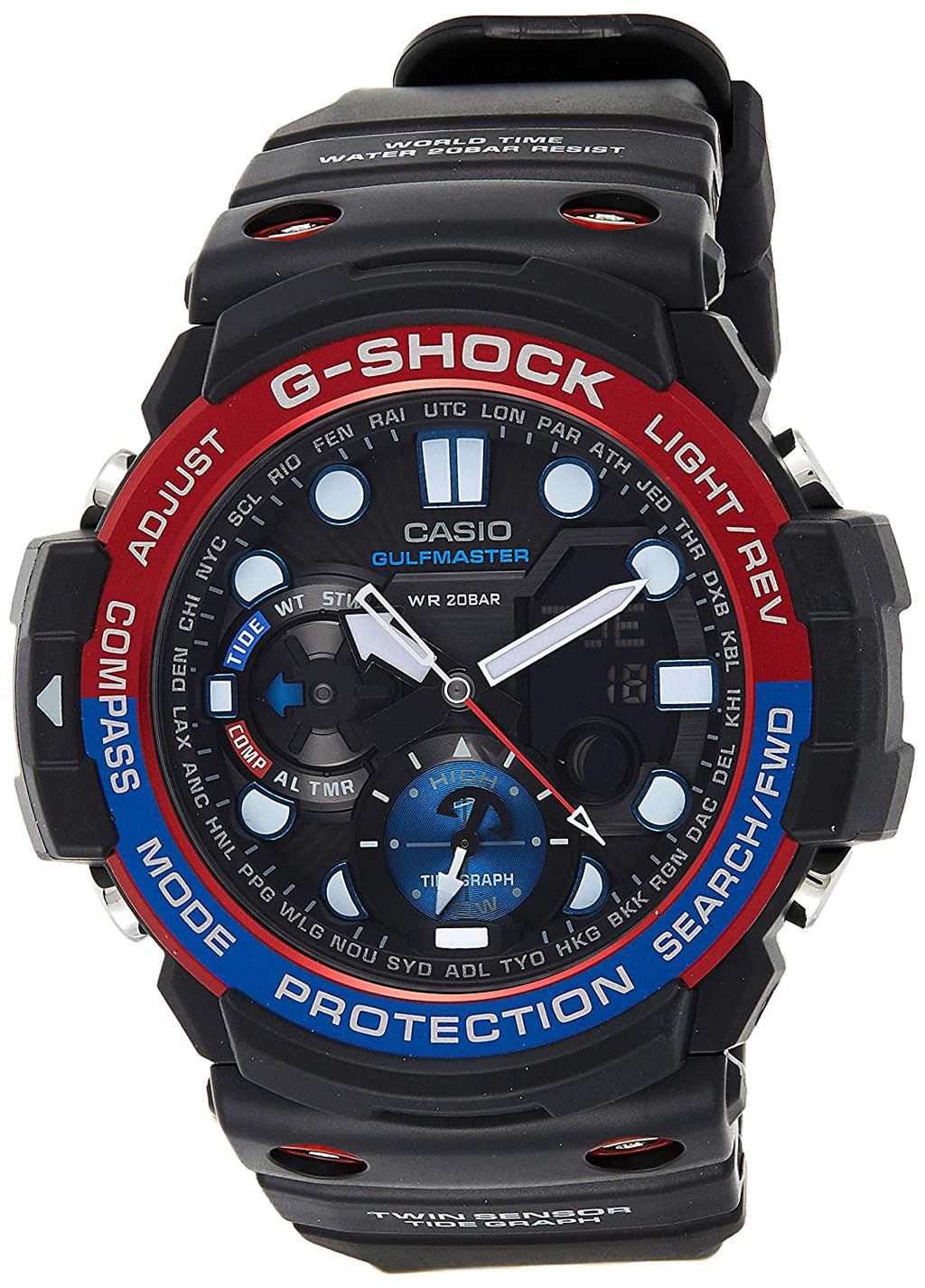 Casio G Shock Smoke Dial Resin Digital Chrono Quartz Watch GN1000 1ADR