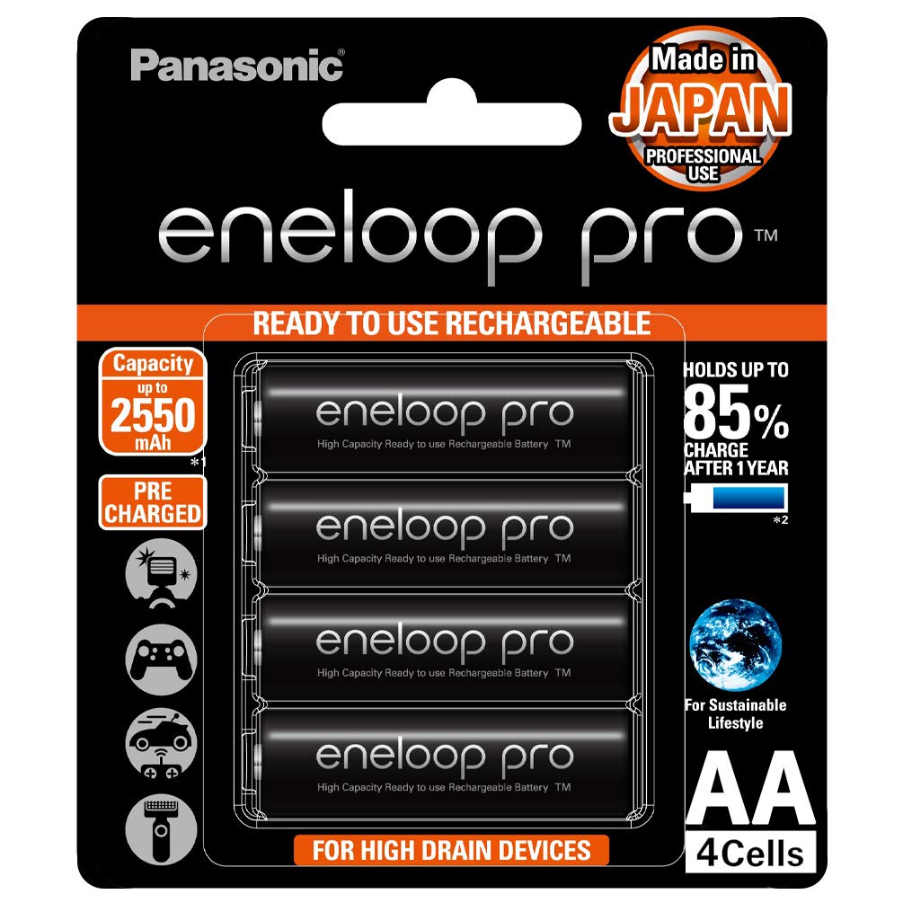 Panasonic Eneloop Pro 2550 Mah Pack of 2