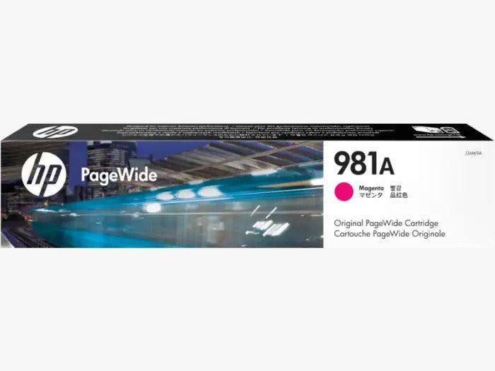 HP 981A Magenta Original PageWide Cartridges