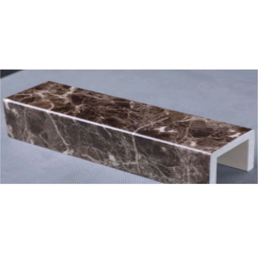 Jaquar Dark Grey Mesh Artificial Marble Ledge ESA-DGM-LDG1216