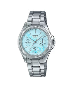 Casio Enticer Ladies LTP 2088D 2A2VDF A1572 Silver Multi Dial Women's Watch