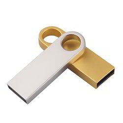 Detec™ Golden And Silver Metal Pen Drive Pack of 5