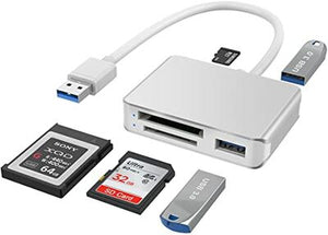 XQD SD माइक्रो SD कार्ड रीडर मेमोरी मल्टी कार्ड रीडर राइटर एडाप्टर