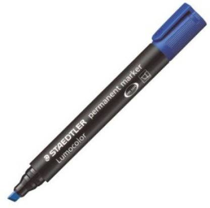 Detec™ STAEDTLER 350-3 Lumocolor Markers  (Set of 10, Blue)