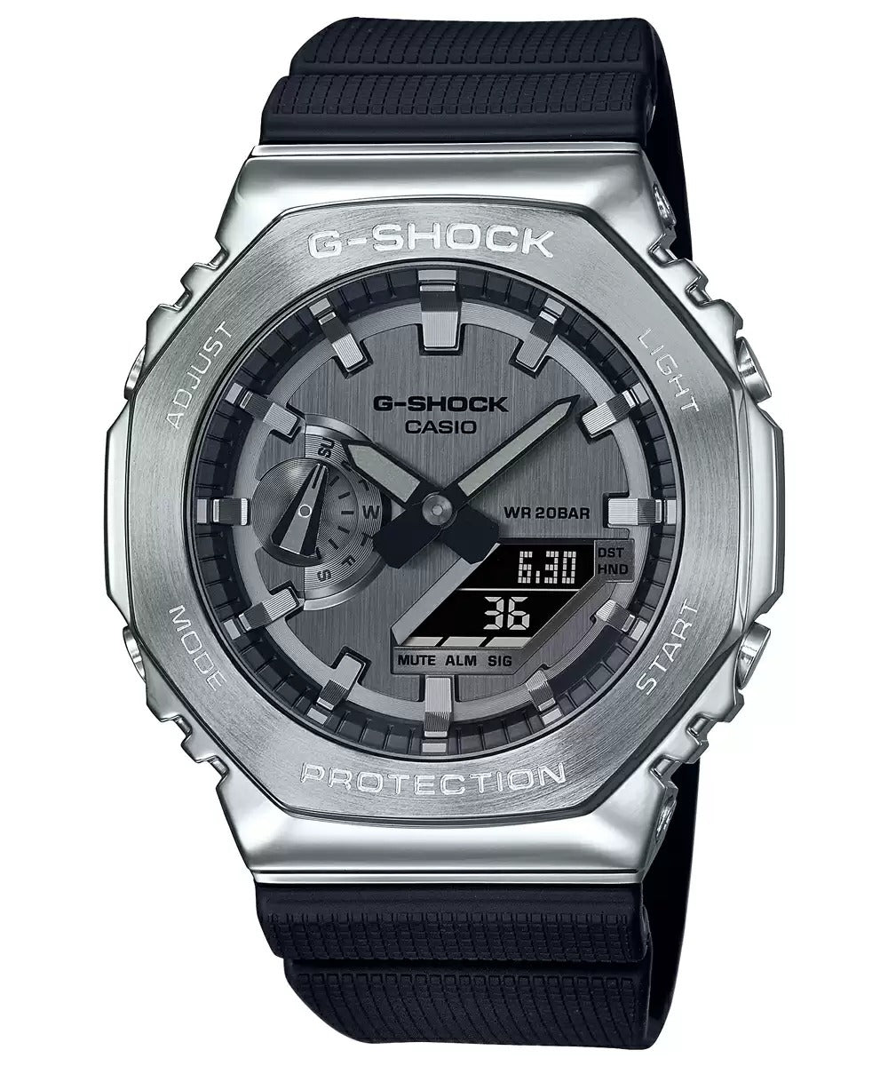 Casio G-Shock Analog-Digital Grey Dial Men GM-2100-1A