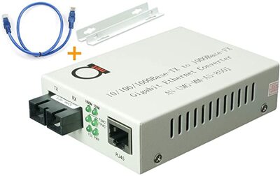Multimode SC 850nm Gigabit Fiber Media Converter