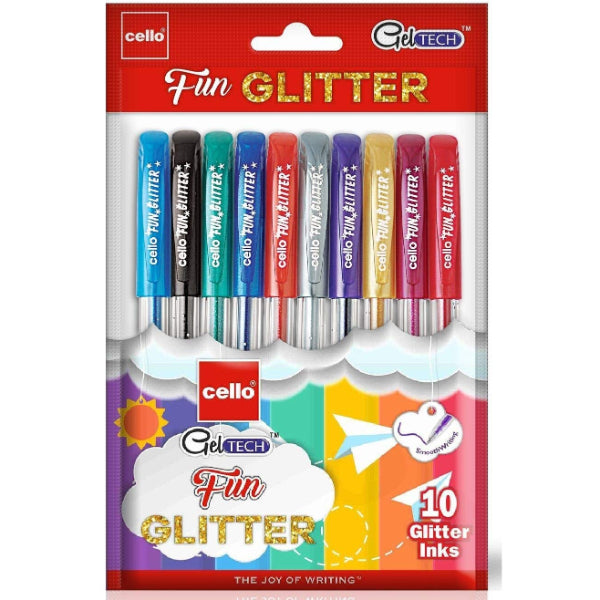 Detec™ Cello Fun Glitter Pen (Pack of 20)