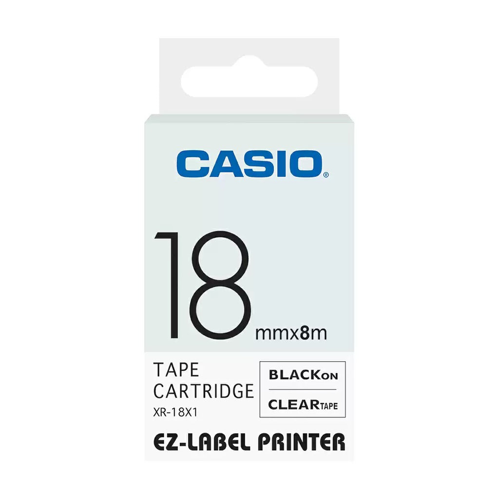 Casio XR 18X1 G11 Color Tape for Asset Labelling