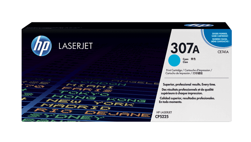 HP 307A Cyan Original LaserJet Toner Cartridge