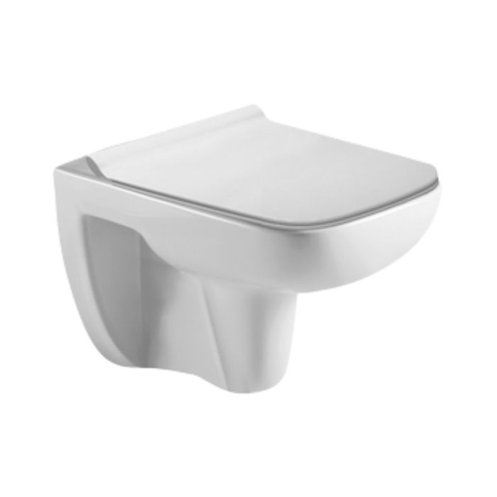 Parryware Wall Mounted White Closet WC Zest N Rimless C8896