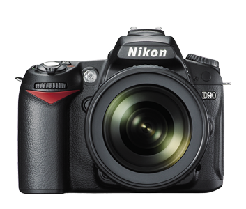 Nikon D90 12.3MP डिजिटल SLR कैमरा (काला) AF-S 18-105mm VR लेंस और AF-S DX NIKKOR 35mm f/1 के साथ। ट्विन लेंस