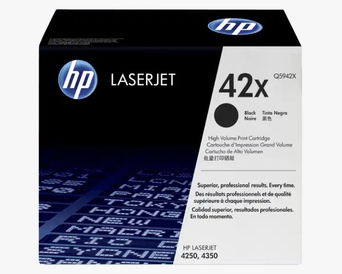 HP 42X Black High Yield Original LaserJet Toner Cartridge