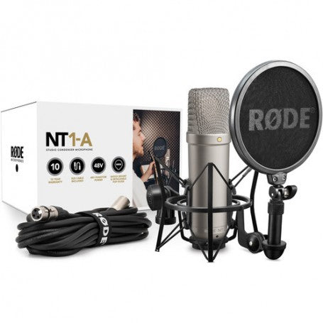 Rode Large Diaphragm Condenser Microphone Single Nt1 A