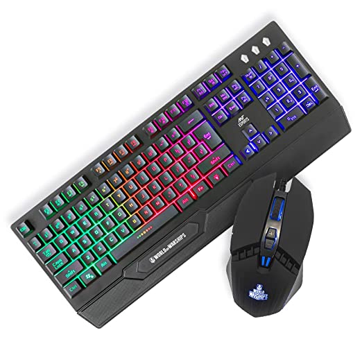 Open Box, Unused Ant Esports KM500W Gaming Backlit Keyboard and Mouse Combo