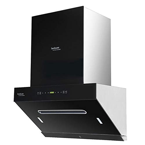 Hindware Titania 90 Cm Wall Mounted Chimney for Kitchen, Auto Clean