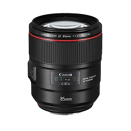 Used Canon EF85mm f/1.4L is USM Lens, Black 2271C002AA