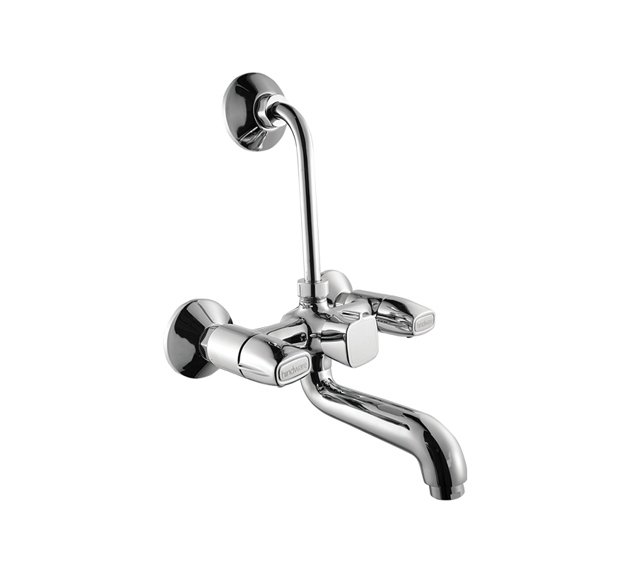 Hindware Cedar Woll Mixer with Provision  for Overhead Shower with  115 mm Long Bend Pipe (F720018)